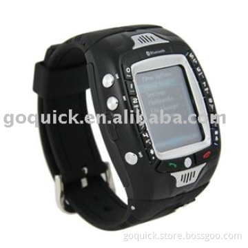 Aoke A808 Triband Watch mobile Phone - Bluetooth FM Radio